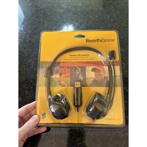 Rosetta Stone Headset Microphone USB For Language Learning Software NEW & Sealed